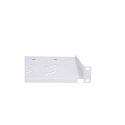 Extralink Shelf 1U 350mm Gray 19", for wall cabinets