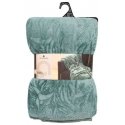 Atmosphera RYO leaf pattern blanket, 180 x 230 cm