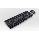 Logitech Desktop MK120 tastatūra Pele iekļauta USB QWERTZ Vācu Melns