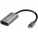 Sandberg 136-36 USB ekrano adapteris Pilka