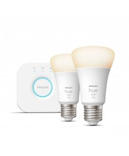 Philips Hue balta Pradinis rinkinys: 2 E27 išmaniosios lemputės (1100)