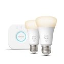 Philips Hue White Starter kit: 2 E27 smart bulbs (1100)