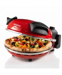 Ariete 0909/10 pitsan valmistaja & uuni 1 pitsa(a) 1200 W musta, Punainen