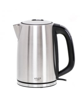 Adler AD 1340 electric kettle 1.7 L 2200 W Black, Silver
