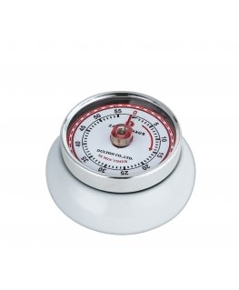 Zassenhaus SPEED Mechaninis virtuvės laikrodis Balta