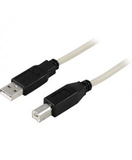 Deltaco USB 2.0 Cable A/B, 2m USB кабель USB A USB B