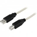 Deltaco USB 2.0 Cable A/B, 2m USB-kaabel USB A USB B Deltaco USB 2.0 Cable A/B, 2m USB-kaabel USB A USB B