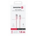 Swissten Textile II USB-C - Lightning Data and Charching Cable 1.5m Swissten Textile II USB-C - Lightning Data and Charching Cable 1.5m