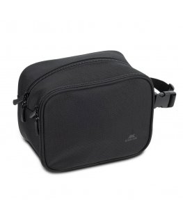 Rivacase 8409 Toiletry bag Polyester, Recycled polyester Black