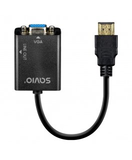 Savio AK-76 video cable adapter Black
