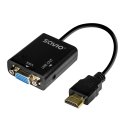 Savio AK-76 video cable adapter Black Savio AK-76 video cable adapter Black
