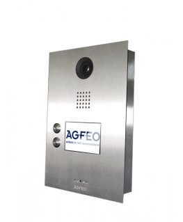 AGFEO IP-Video TFE 2 video intercom system 8.89 cm (3.5") Stainless steel