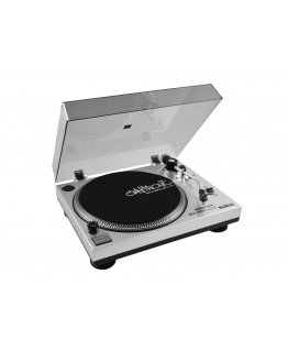 Omnitronic 10603043 DJ-levysoitin Hihnavedollinen DJ-levysoitin Hopea