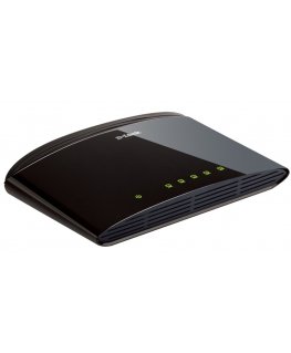 D-Link DES-1005D Hallitsematon Fast Ethernet (10/100) musta