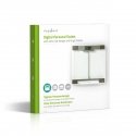Nedis PESC110DCT personal scale Transparent Electronic personal scale