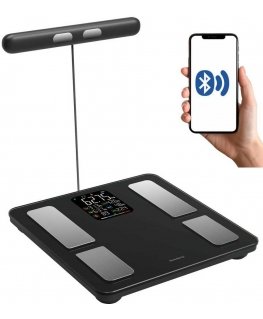 Bathroom Scales with Body Fat and Body Composition Measurement, SMART, BT, KLAUSBERG KB-7856 Black