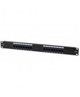 Techly Patch Panel UTP 16 Ports RJ45 Cat.6 I-PP 16-RU-C6T