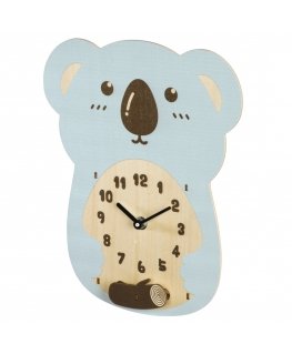 Hama Koala Pendulum mechanical clock Другое Синий, Коричневый, Дерево