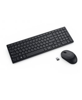 DELL KM555 keyboard Mouse included Universal RF Wireless + Bluetooth QWERTZ German Black