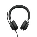 Jabra Evolve2 40 SE Austiņas Vadu Zvani / mūzika USB Veids-C Melns