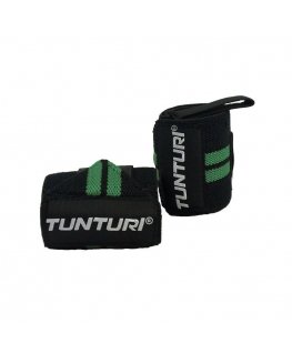 Rokas siksnas TUNTURI Wrist Wraps, zaļa