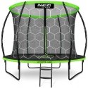 Profiloitu puutarhatrampoliini 8 jalkaa / 252 cm, sisäpuolella Neo-Sport verkko