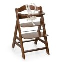 Hauck Alpha+ Traditional high chair Hard seat Walnut