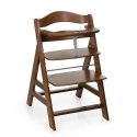 Hauck Alpha+ Traditional high chair Hard seat Walnut
