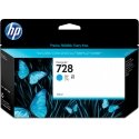 HP 728 130-ml Cyan DesignJet Ink Cartridge