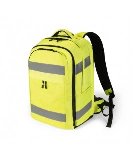 DICOTA Hi-Vis backpack Yellow Polyethylene terephthalate (PET), Thermoplastic polyurethane (TPU)