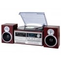 Trevi STEREO TURNTABLE DAB+ 25W WIRELESS USB SD AUX-IN CASSETTE ENCODING TT 1072 DAB WOOD