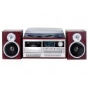 Trevi STEREO TURNTABLE DAB+ 25W WIRELESS USB SD AUX-IN CASSETTE ENCODING TT 1072 DAB WOOD