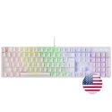 Mars Gaming MK422 White Mechanical Gaming Keyboard RGB Antighosting Mechanical Switch Red US Languag
