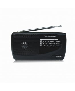 Haeger PR-TRI.002A radijo imtuvas Nešiojama Juoda