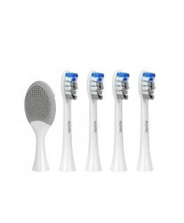 Lovio LVTB124WH-HM SonicProtect PRO Toothbrush Heads Medium White