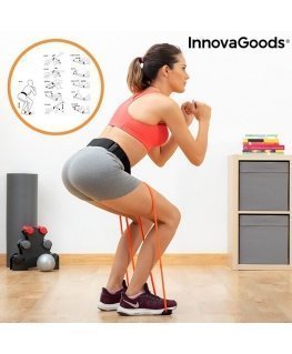 Strap with resistance straps for buttocks and exercise Bootrainer InnovaGoods