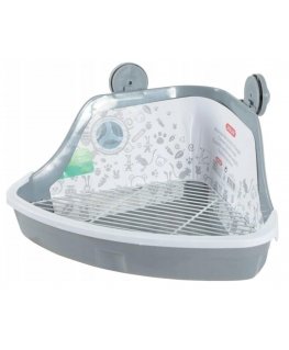 Zolux kampe tualetas didelis 415x310x205 mm pilka