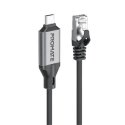 Promate CLink-RJ45 Cable USB-C to Ethernet 10/100/1000Mbps / 5m