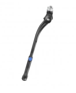 Stand leg for middle run, adjustable, 24"-29", black with blue button