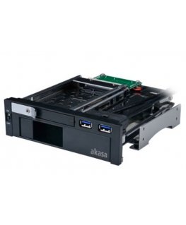 Akasa AK-IEN-01 diska nodalījuma panelis 2,5/3,5" Melns