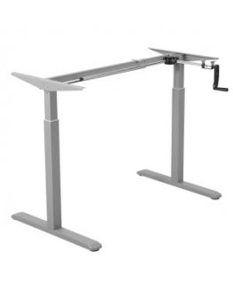 Maclean MC-790 standing desk frame Manual 2 leg(s) Grey