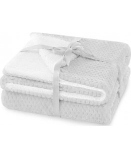 AmeliaHome Plaid SHLEEPY, 70X150 cm, color: white