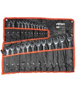 Wrench set 6-32 mm 25 pcs., amio-04195
