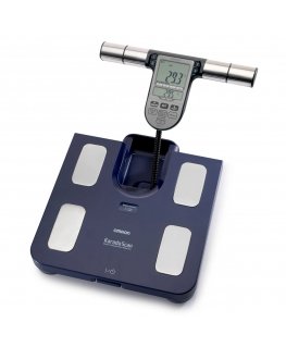 Omron BF511 Kvadratas Mėlyna Elektroninės vonios svarstyklės