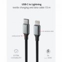 Swissten Textile II USB-C - Lightning Data and Charching Cable 1.5m Swissten Textile II USB-C - Lightning Data and Charching Cable 1.5m