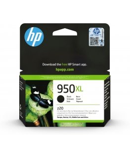 HP 950XL, alkuperäinen riittoisa musta mustekasetti