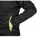 Neo Tools Mix&Match Softshell jacket, black/yellow, size L