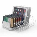 UNITEK Y-2190 charging station organizer Freestanding White