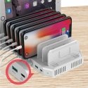 UNITEK Y-2190 charging station organizer Freestanding White