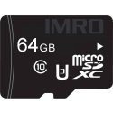 IMRO MICROSD10/64GB UHS-3 ADP memory card MicroSDXC Класс 10